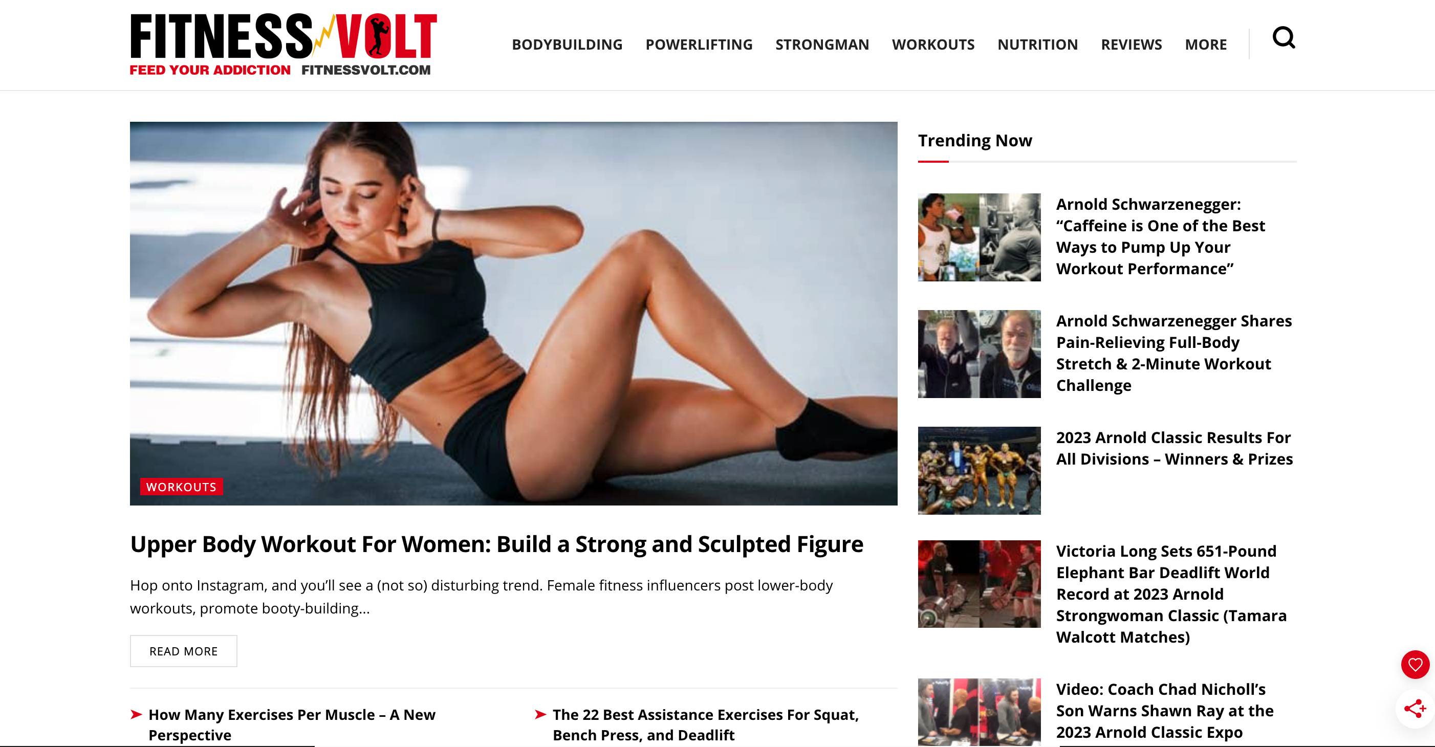 fitess volt home page