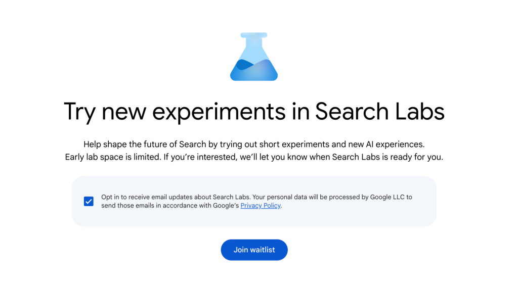 Google Opens Access to Search Generative Experience