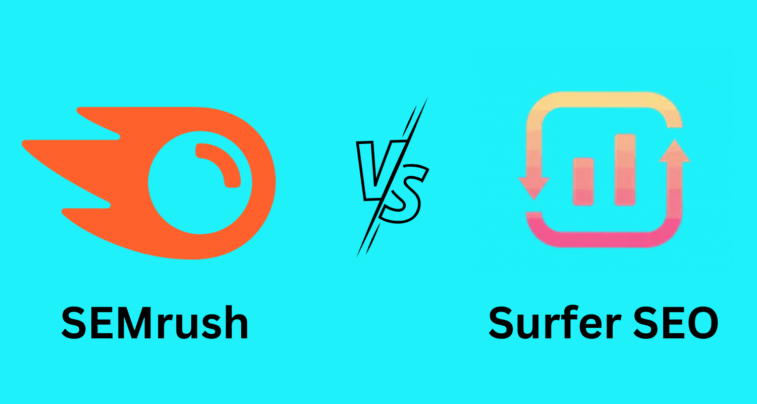 Surfer SEO vs SEMrush logo Surfer SEO vs SEMrush A Comprehensive Analysis